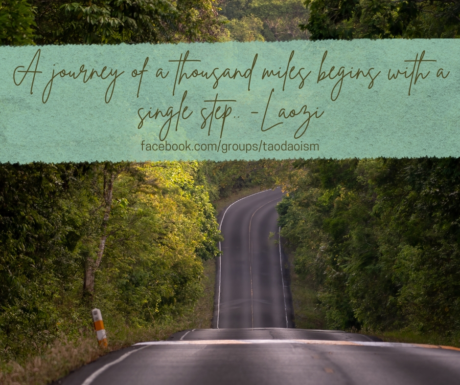 A journey of a thousand miles begins with a single step.